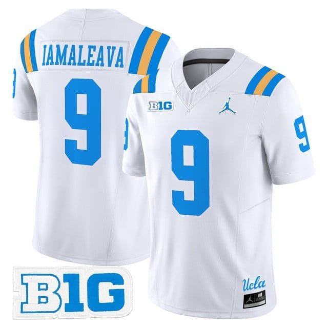 Nico Iamaleava White Jersey UCLA Bruins 2025 Vapor Limited All Stitched
