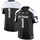 #1 Team Alternate Jersey West Virginia Mountaineers 2025 Coal Rush All Stitched