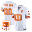Custom White Jersey Tampa Bay Buccaneers '76 Vapor All Stitched