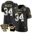 Herschel Walker Jersey #34 Georgia Bulldogs 2025 Sugar Bowl Patch Vapor Black Gold