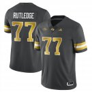 Keylan Rutledge Jersey #77 Georgia Tech Football 2025 Limited Stitched Dark Gray