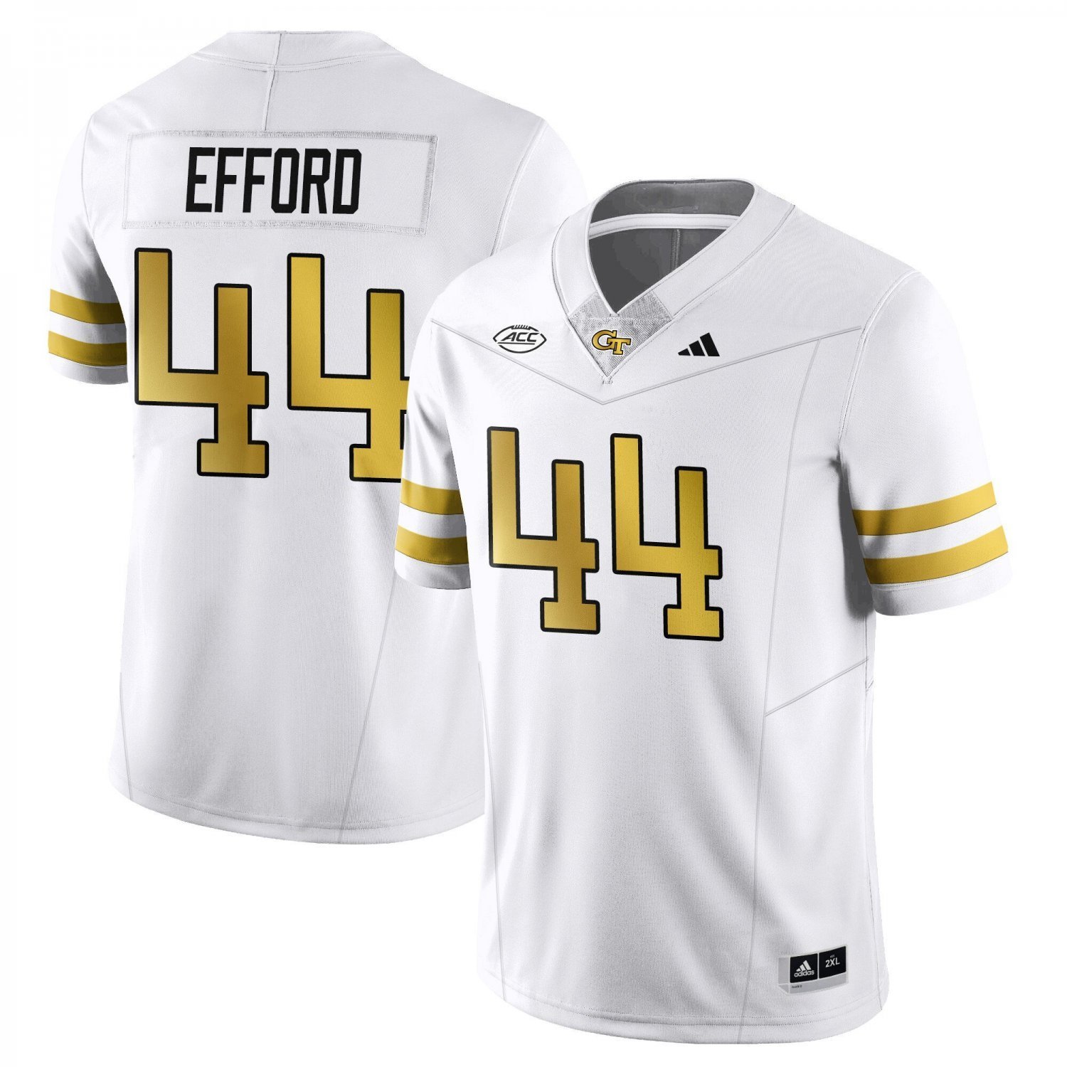 Kyle&acirc;�&macr; Efford Jersey #44 Georgia Tech Football 2025 Limited Stitched White