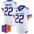 Doug Martin White Jersey Boise State Broncos 2025 Vapor Limited All Stitched