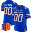 Custom Royal Jersey Boise State Broncos 2025 Vapor Limited All Stitched