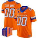 Custom Orange Jersey Boise State Broncos 2025 Vapor Limited All Stitched