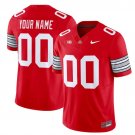 Custom Red Jersey Ohio State Buckeyes Heritage Stripe 2025 2026 All Stitched