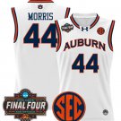 Chris Morris Jersey #44 Auburn Tigers 2025 Final Four Patch Stitched White