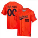 Custom Auburn Tigers Baseball Orange Jersey – All Stitched
