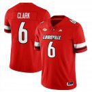 Stanquan Clark Jersey #6 Louisville Football 2025 Vapor Limited Stitched Red