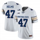 George Helms Jersey #47 Montana State Bobcat Football 2025 Stitched White