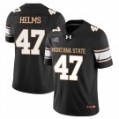 George Helms Jersey #47 Montana State Bobcat Football 2025 Stitched Black