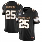 Cale Breslin Jersey #25 Montana State Bobcat Football 2025 Stitched Black