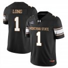 Chris Long Jersey #1 Montana State Bobcat Football 2025 Stitched Black