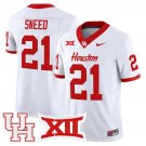 Stacy Sneed White Jersey Houston Cougars 2025 Vapor Limited All Stitched