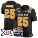 DeCarlos Brooks Jersey #25 Arizona State Sun Devils 2025 Peach Bowl Black