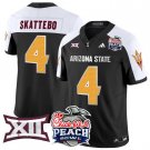 Cam Skattebo Jersey #4 Arizona State Sun Devils 2025 Peach Bowl Black Alternate