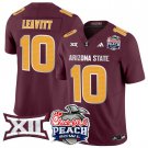 Sam Leavitt Jersey #10 Arizona State Sun Devils 2025 Peach Bowl Maroon