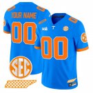 Custom Tennessee Volunteers Jersey Blue Blaze Edition Vapor Limited Stitched