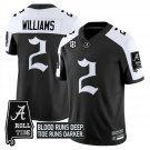 Ryan Williams Jersey #2 Alabama Crimson Gothic Bama Blood Edition Stitched Alter