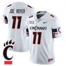 Joe Royer Jersey #11 Cincinnati Bearcats Football 2025 Stitched White