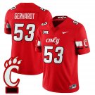 Gavin Gerhardt Jersey #53 Cincinnati Bearcats Football 2025 Stitched Red