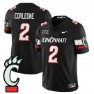 Dontay Corleone Jersey #2 Cincinnati Bearcats Football 2025 Stitched Black