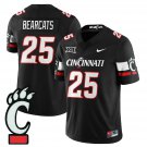 Bearcats Jersey #25 Cincinnati Bearcats Football 2025 Uniform Stitched Black