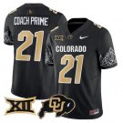 Coach Prime Jersey #21 Colorado Buffaloes 2025 Limited V2 Stitched Black