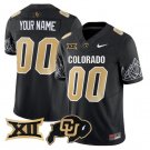 Custom Colorado Buffaloes Jersey Name, Number 2025 Limited V2 Stitched Black