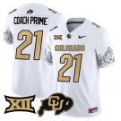 Coach Prime Jersey #21 Colorado Buffaloes 2025 Limited V2 Stitched White