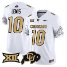 Julian Lewis Jersey #10 Colorado Buffaloes 2025 Limited V2 Stitched White