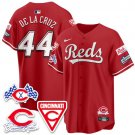 Elly De La Cruz - 44 Red Jersey Cincinnati Reds 2025 Speedway V2 All Stitched