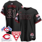 Hunter Greene - 21 City Connect Jersey Cincinnati Reds 2025 Speedway V2 All Stitched