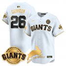 Matt Chapman - 26 White Gold Jersey San Francisco Giants "Alex the Great" Rabbit Memories 2025
