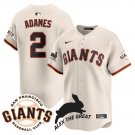Willy Adames - 2 Cream Jersey San Francisco Giants "Alex the Great" Rabbit Memories 2025