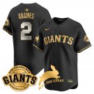 Willy Adames - 2 Black Gold Jersey San Francisco Giants "Alex the Great" Rabbit Memories 2025