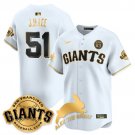 Jung Hoo Lee - 51 White Gold Jersey San Francisco Giants "Alex the Great" Rabbit Memories 2025