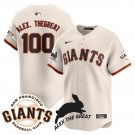 ALEX. THEGREAT - 100 Cream Jersey San Francisco Giants "Alex the Great" Rabbit Memories 2025