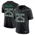 #25 Oregon Black Jersey Oregon Ducks 2025 Vapor Limited All Stitched