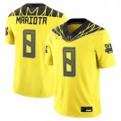 Marcus Mariota Yellow Jersey Oregon Ducks 2025 Vapor Limited All Stitched