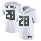 Bryce Boettcher White Jersey Oregon Ducks 2025 Vapor Limited All Stitched
