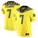 Evan Stewart Yellow Jersey Oregon Ducks 2025 Vapor Limited All Stitched