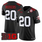 Johnny Rodgers Black Jersey Nebraska Cornhuskers 2025 Vapor Limited V2 All Stitched