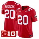 Johnny Rodgers Red Jersey Nebraska Cornhuskers 2025 Vapor Limited V2 All Stitched