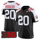 Johnny Rodgers Black Alternate Jersey Nebraska Cornhuskers 2025 Vapor Limited V2 All Stitched