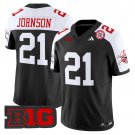 Emmett Johnson Black Alternate Jersey Nebraska Cornhuskers 2025 Vapor Limited V2 All Stitched