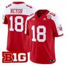 Isaiah Neyor Red Alternate Jersey Nebraska Cornhuskers 2025 Vapor Limited V2 All Stitched