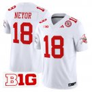 Isaiah Neyor White Jersey Nebraska Cornhuskers 2025 Vapor Limited V2 All Stitched