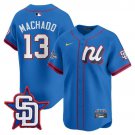 Manny Machado - 13 Blue Jersey National League 2025 All Star All Stitched