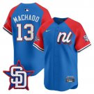 Manny Machado - 13 Blue Red Jersey National League 2025 All Star All Stitched